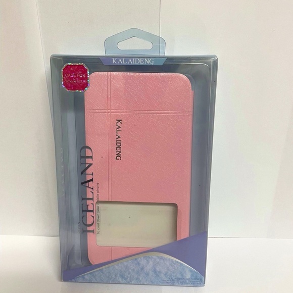 Kalaideng Pink Iceland 2 Series Folio PU Leather Phone Case for iPhone 6 Plus - Picture 3 of 8
